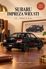 Motormax Subaru Impreza WRX STI 1:24 Metal Model Araba