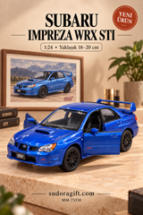 Motormax Subaru Impreza WRX STI 1:24 Metal Model Araba