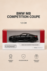 BMW M8 Competition Coupé 12 cm Lisanslı Kutulu Metal Model Araba - Siyah
