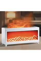 Alev Efektli Dekoratif Şömineli Hava Nemlendirici (Isıtmasız)