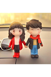 Romantik Sevgili Biblo – Araç İçi Dekoratif Figür Süs Eşyası Hediyelik - 7 cm