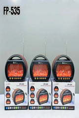 FP-535 Şömine Görünümlü Nostaljik Radyo - El Fenerli Model