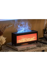 Alev Efektli Dekoratif Şömineli Hava Nemlendirici (Isıtmasız)