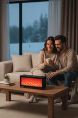 Alev Efektli Dekoratif Şömineli Hava Nemlendirici (Isıtmasız)