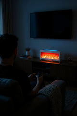 Alev Efektli Dekoratif Şömineli Hava Nemlendirici (Isıtmasız)