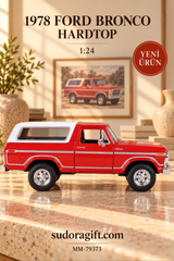 Motormax 1978 Ford Bronco Hardtop 1:24 Metal Model Araba – MM-79373 – Sag Gorunum