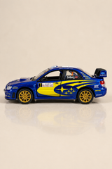 Subaru Impreza WRC 2007 Metal Çek Bırak Araç 12 cm