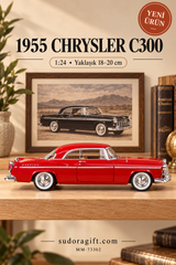 Motormax 1955 Chrysler C300 1:24 Metal Model Araba