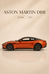 Aston Martin DB11 Turuncu Bakır 1:24 Ölçek 19 cm Model Araba