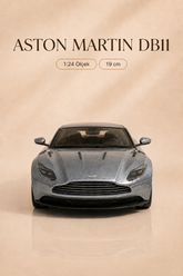 Aston Martin DB11 Metalik Gri 1:24 Ölçek 19 cm Model Araba