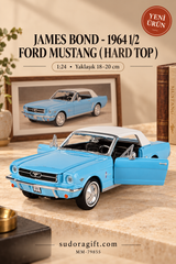 Motormax James Bond 1964½ Ford Mustang Hardtop 1:24 Metal Model Araba – MM-79855 – Kapıları açık