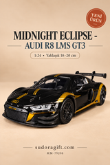 Motormax Midnight Eclipse Audi R8 LMS GT3 1:24 Metal Model Araba – MM-79208 – Ana görsel