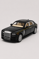 Prestij Serisi - Klasik Sedan 1:24 Metal Işıklı Çek-Bırak Araba - Siyah