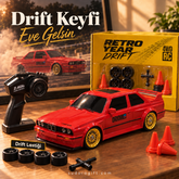 Retro Drift 1:16 Ölçek 4WD Kumandalı RC Drift Araba - 8 Renk Neon LED
