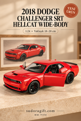 Motormax 2018 Dodge Challenger SRT Hellcat Widebody 1:24 Metal Model Araba – MM-79350 – Kapıları açık