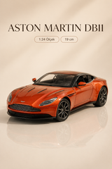 Aston Martin DB11 Turuncu Bakır 1:24 Ölçek 19 cm Model Araba