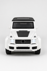 Lüks SUV Serisi - Off Road Model 1:24 Işıklı Çek-Bırak - Beyaz
