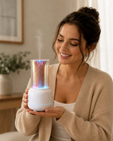 RGB Işıklı Dekoratif Hava Nemlendirici ve Aroma Difüzörü