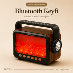 FP-337-S Şömine Görünümlü Bluetooth Hoparlör