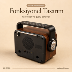 FP-337-S Şömine Görünümlü Bluetooth Hoparlör