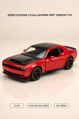 2023 Dodge Challenger SRT Demon 170 Metal Çek Bırak Araç 12 cm - 4 Renk Seçeneği