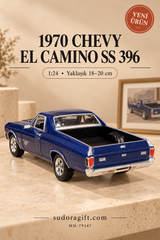 Motormax 1970 Chevrolet El Camino SS 396 1:24 Metal Model Araba