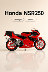 Honda NSR250 1:18 Ölçek Koleksiyonluk Model Motosiklet – 13 cm