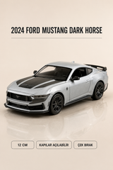 2024 Ford Mustang Dark Horse Metal Çek Bırak Araç 12 cm - 4 Renk Seçeneği