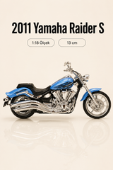 2011 Yamaha Raider S 1:18 Ölçek Koleksiyonluk Model Motosiklet – 13 cm