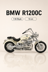 BMW R1200C 1:18 Ölçek Koleksiyonluk Model Motosiklet – 13 cm