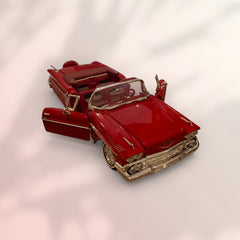 1958 Chevrolet Impala 1:24 Ölçek Metal Araba