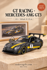 Motormax GT Racing Mercedes-AMG GT3 1:24 Metal Model Araba – MM-73784 – Kapıları açık