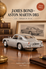Motormax James Bond Aston Martin DB5 1:24 Metal Model Araba – MM-79857 – Arka görünüm