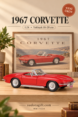 Motormax 1967 Chevrolet Corvette 1:24 Metal Model Araba – MM-73224 – Sağ görünüm