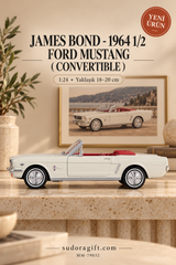 Motormax James Bond 1964½ Ford Mustang Cabrio 1:24 Metal Model Araba – MM-79852 – Sol görünüm