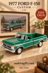 Motormax 1977 Ford F-150 Custom 1:24 Metal Model Araba – MM-79386 – Detay