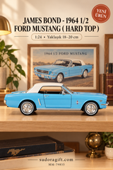 Motormax James Bond 1964½ Ford Mustang Hardtop 1:24 Metal Model Araba – MM-79855 – Sağ görünüm