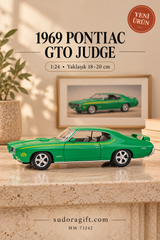 Motormax 1969 Pontiac GTO Judge 1:24 Metal Model Araba – MM-73242 – Sol görünüm