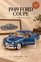 Motormax 1949 Ford Coupe 1:24 Metal Model Araba – MM-73213 – Kapıları açık