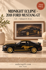 Motormax Midnight Eclipse 2018 Ford Mustang GT 1:24 Metal Model Araba – MM-79204 – Sol görünüm