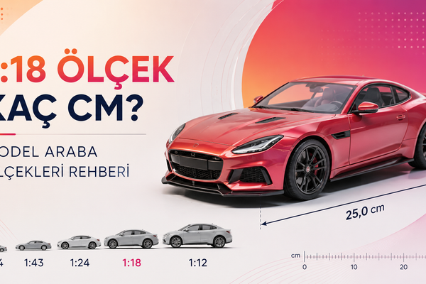1:18 Ölçek Kaç Cm? Model Araba Ölçekleri Rehberi