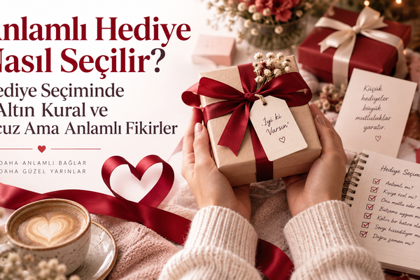 Anlamlı Hediye Nasıl Seçilir? Hediye Seçiminde 7 Altın Kural ve Ucuz Ama Anlamlı Fikirler