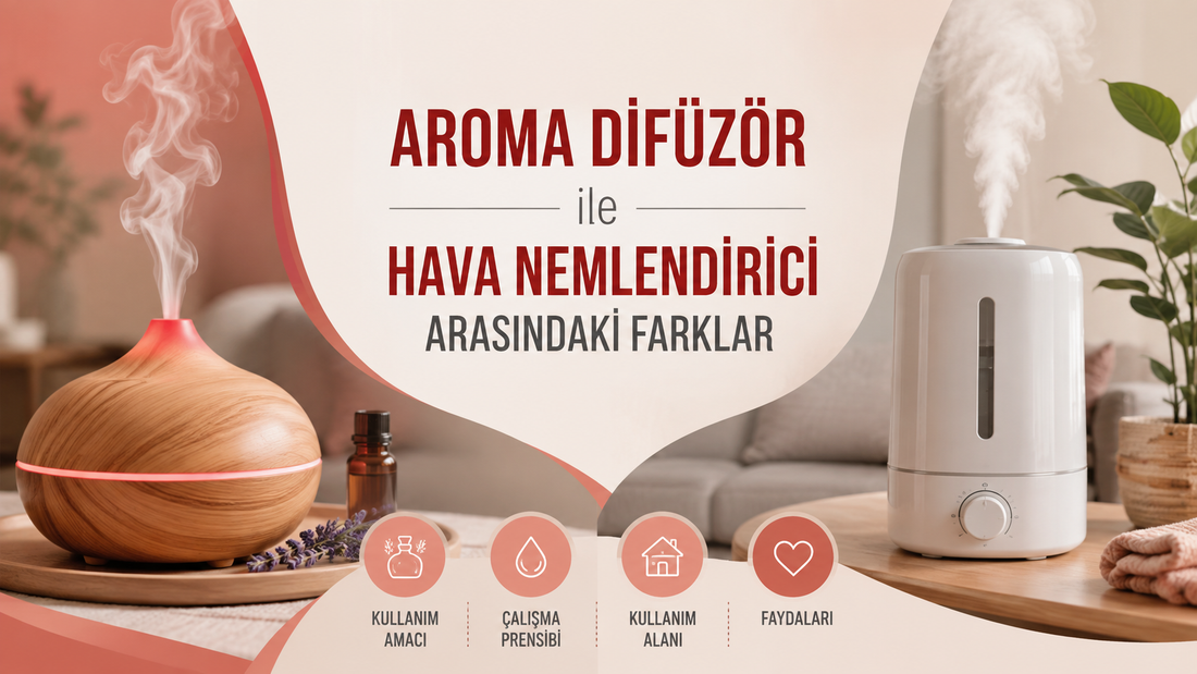Aroma Difüzör ile Hava Nemlendirici Arasındaki Farklar