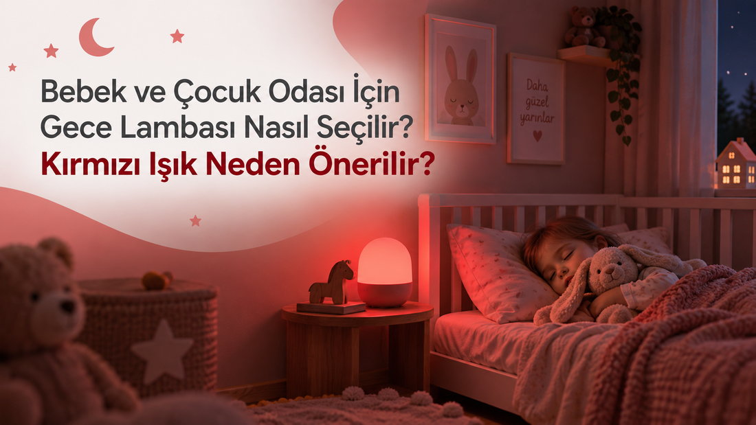 Bebek ve Çocuk Odası İçin Gece Lambası Nasıl Seçilir? Kırmızı Işık Neden Önerilir?