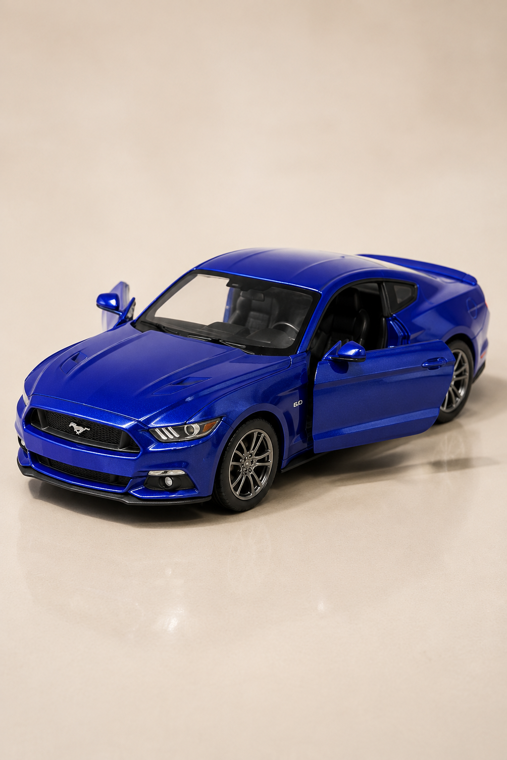 2015 Ford Mustang GT Metal Çek Bırak Araç 12 cm - 4 Renk Seçeneği