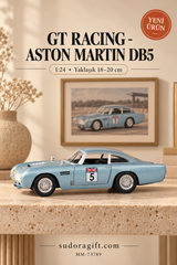 Motormax GT Racing Aston Martin DB5 1:24 Metal Model Araba – MM-73789 – Sol görünüm