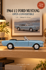 Motormax 1964½ Ford Mustang Cabrio 1:24 Metal Model Araba – MM-73212 – Sağ görünüm