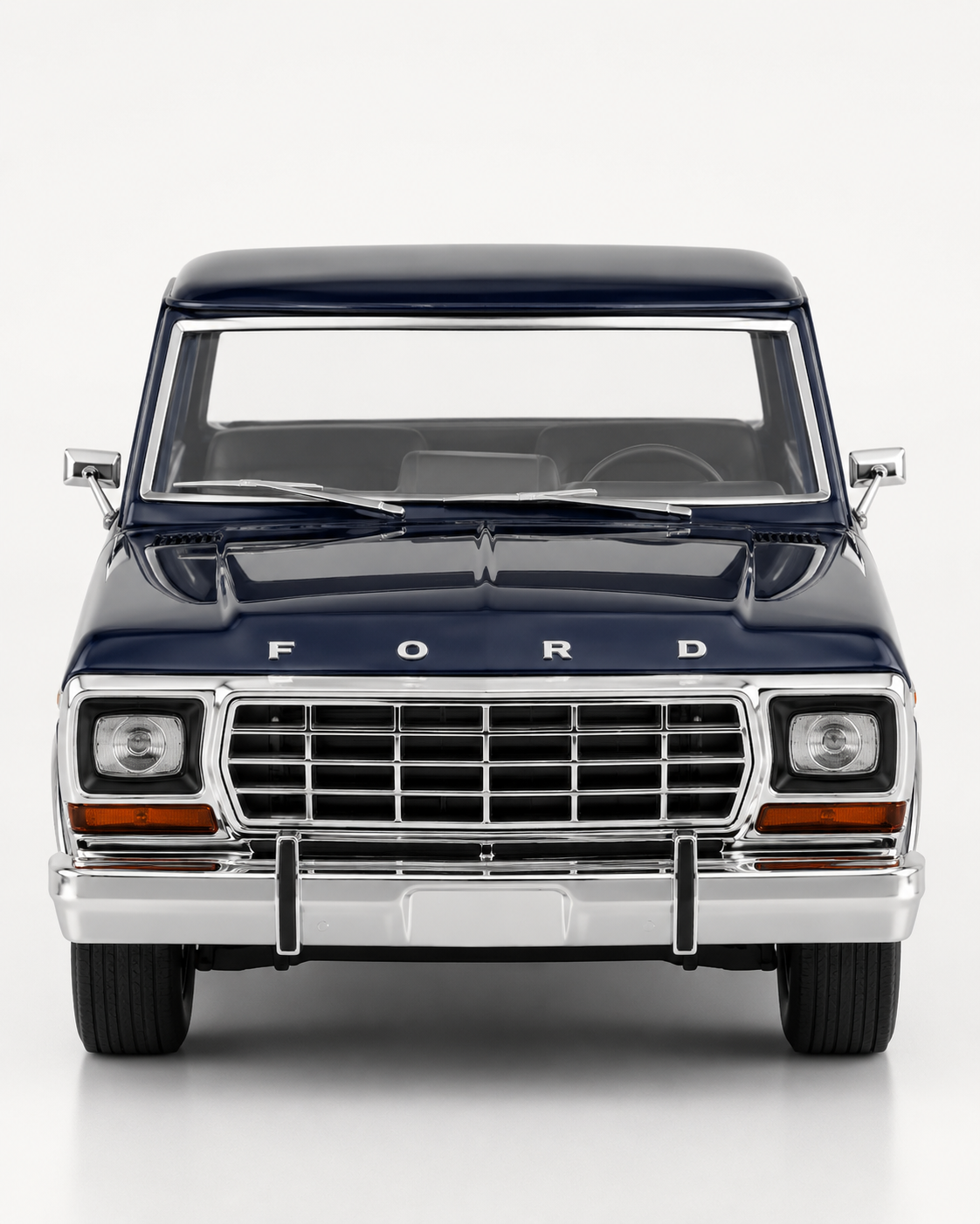 1979 Ford F-150 1:24 Nostaljik Metal Pick-Up Araba - Lacivert