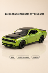 2023 Dodge Challenger SRT Demon 170 Metal Çek Bırak Araç 12 cm - 4 Renk Seçeneği