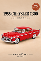 Motormax 1955 Chrysler C300 1:24 Metal Model Araba